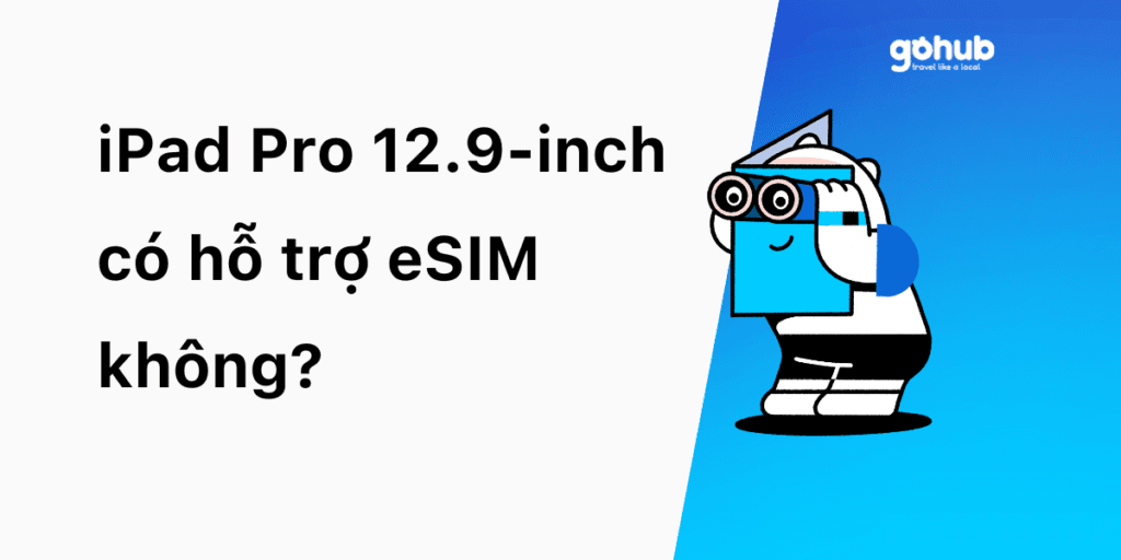 iPad Pro 12.9-inch có hỗ trợ eSIM không?